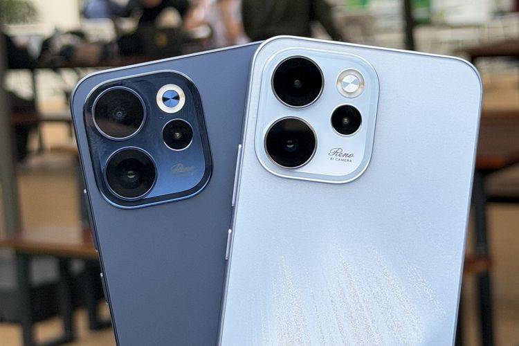 Oppo Reno 15 Series dengan desain Aurora di bagian belakang