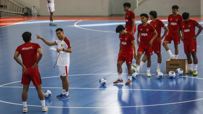 Latihan Timnas Futsal Indonesia jelang Piala Asia Futsal 2026 di Jakarta