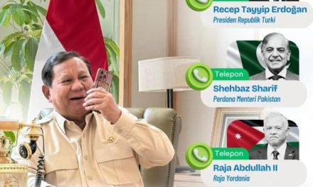 Silaturahmi Idulfitri, Prabowo Hubungi Pemimpin Negara Muslim