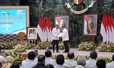 Pemprov DKI Terima 499 Sertifikat Aset Bernilai Rp22,2 Triliun