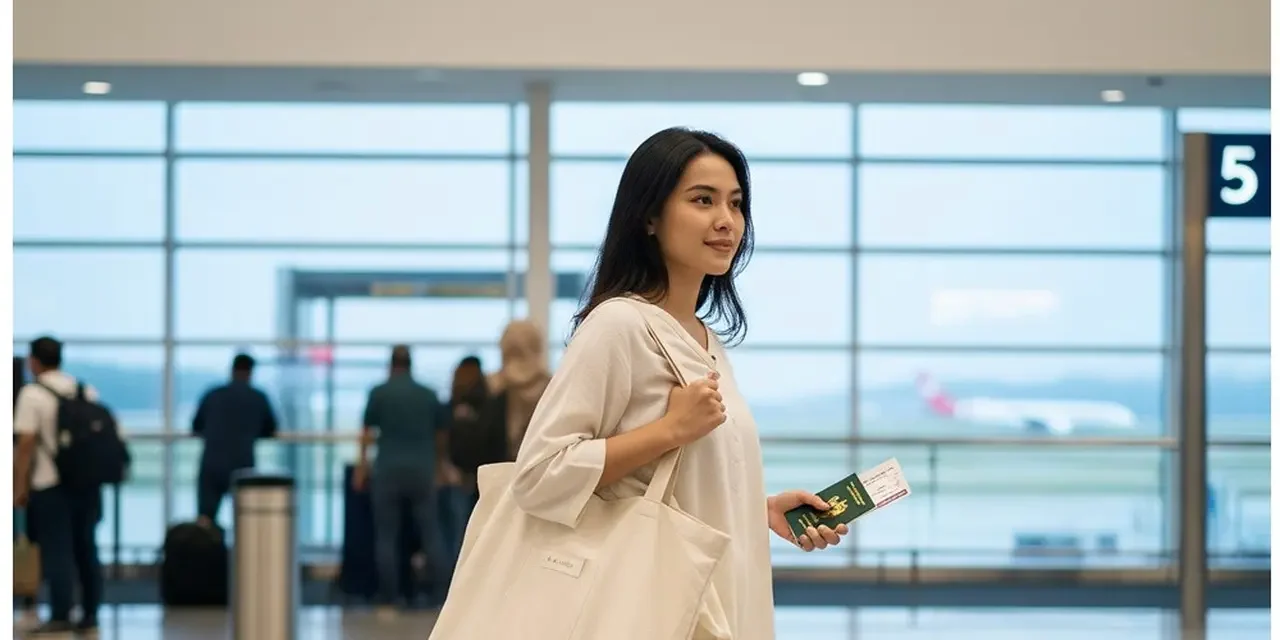 Outfit Bandara yang Tepat Bikin Perjalanan Makin Nyaman