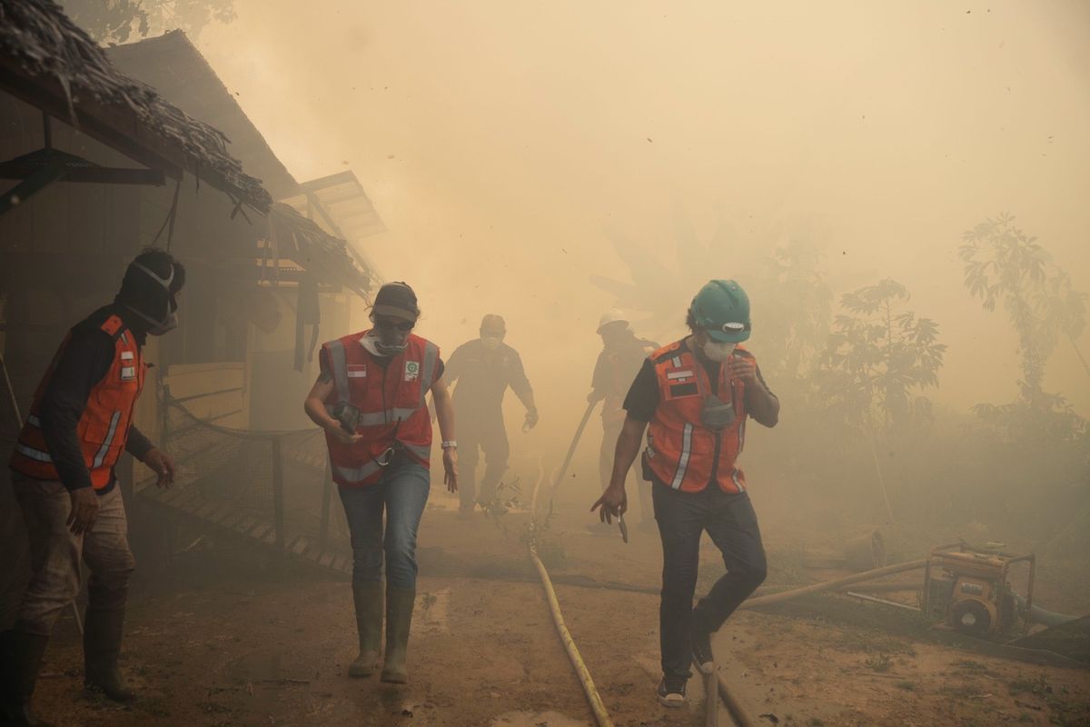 Karhutla Pusat Rehabilitasi