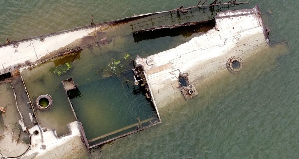 Sungai Danube Mengering Akibat Gelombang Panas Eropa Ungkap Bangkai Kapal Nazi dan Fosil Mamut