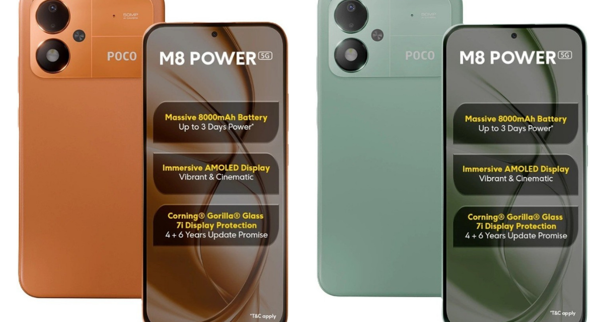 Poco M8 Power Resmi Dirilis, Baterai 8.000 mAh Jadi Andalan