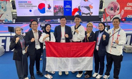 Rizal-Kinara Bawa Indonesia Raih Perak di Kejuaraan Dunia Taekwondo Poomsae 2026